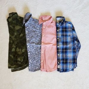 *SOLD*Boy Button Down Shirts Set Of 4
